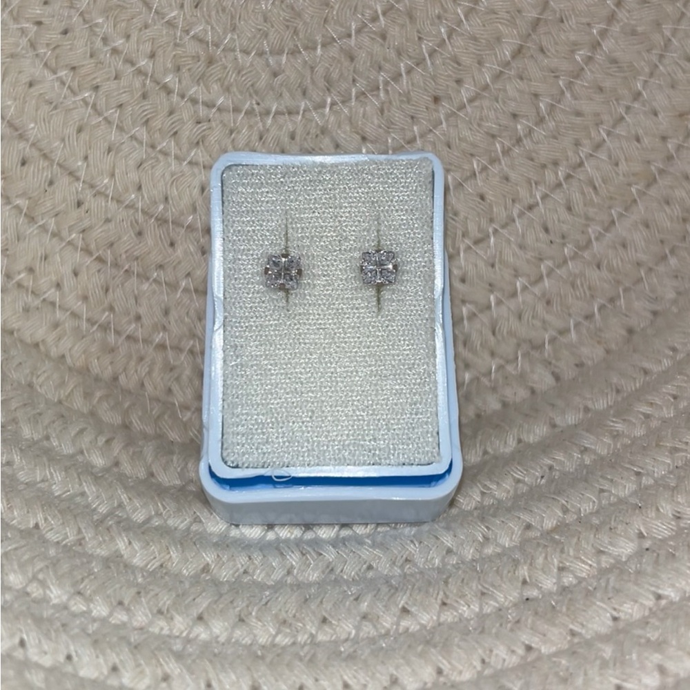 Elegant Silver Stud Earrings